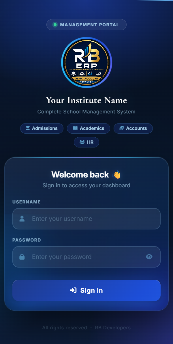 Mobile App Login